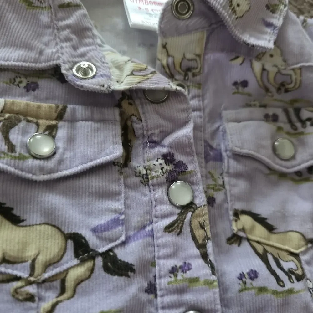 Gymboree corduroy horse